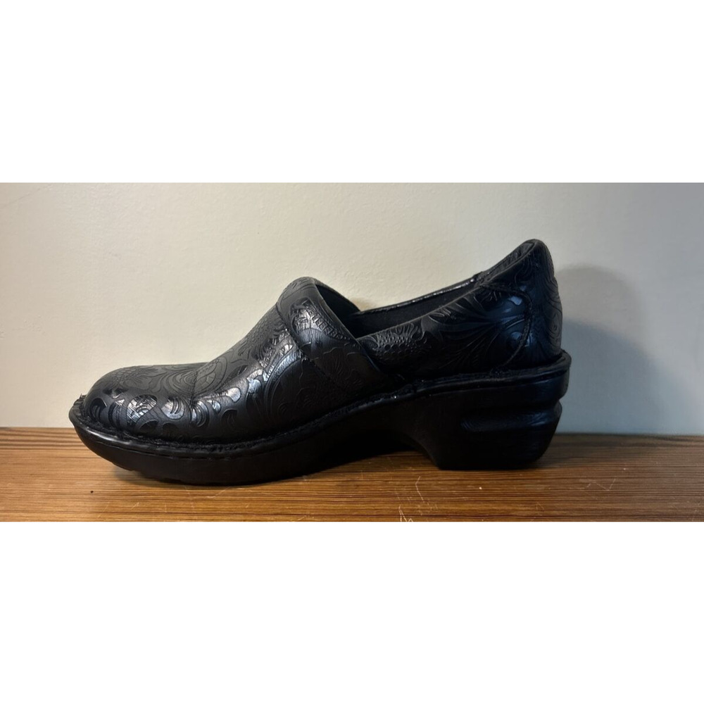 B.O.C. Black Platform Mule Slides Shoes Women's Size 7 - Picture 7 of 8